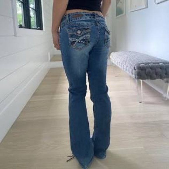 Wallflower Dark Blue Denim Pants bundle - Picture 3 of 7